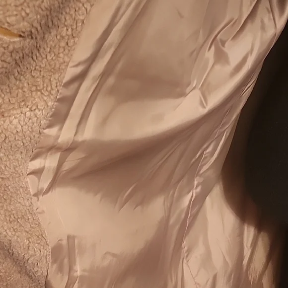 Boston Design Studio Tan Teddy Plush Hooded Winter Coat XLT Tall - Picture 7 of 7